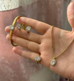 Parure Diamant Élégance 4 Pièces