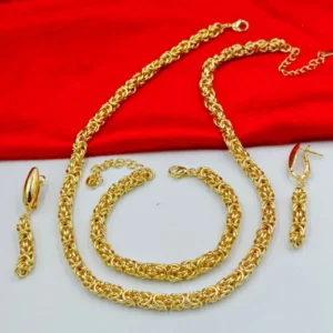 Parure Palmier 3 Piéces en Acier Inoxydable 316L