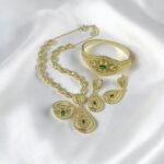 Parure Kaftan Émeraude Royale 4 Piéces