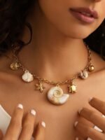 Collier Coquillage Charms Marine