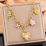 Collier Multi Charms Romance