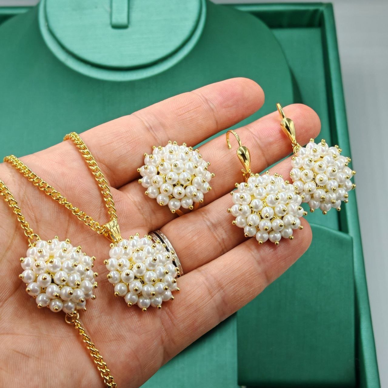 Parure Okach Trèfle Prestigieux 4 Piéces