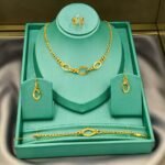 Parure Grecque Ovale Dorée 4 Piéces