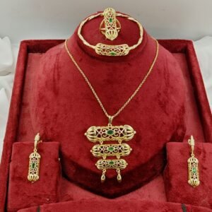 Parure Kaftan Prestige Émeraude