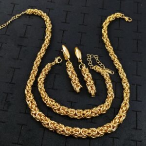 Parure palmier degradé 3 piece algerie acier inoxydable top qualité femme algerie