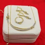 Parure Nœud Blanche 4 Pièces