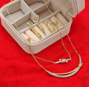 Parure Nœud Blanche 4 Pièces