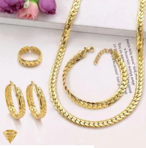 Parure sbika 4 pieces algerie acier